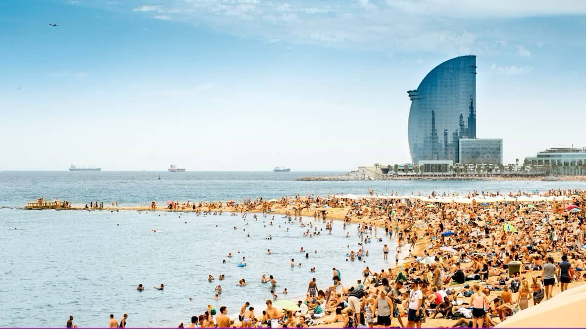 Barcelona beach