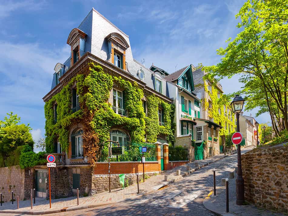 Montmarte in Paris France