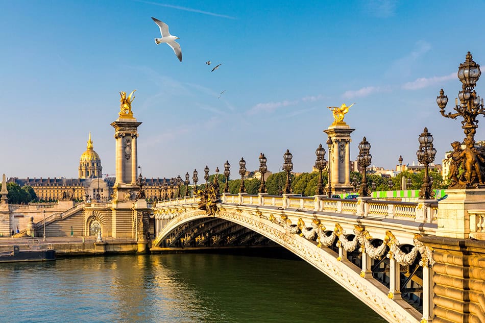 Pont Alexandre III Seine River Paris