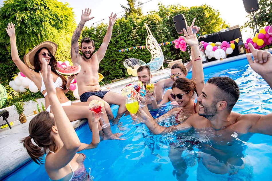 Pool Party friends