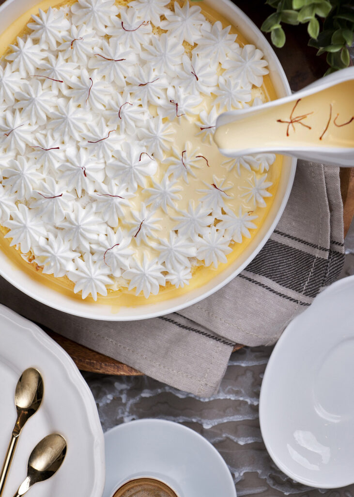 Abu Dhabi, UAE - Saffron Milk Cake