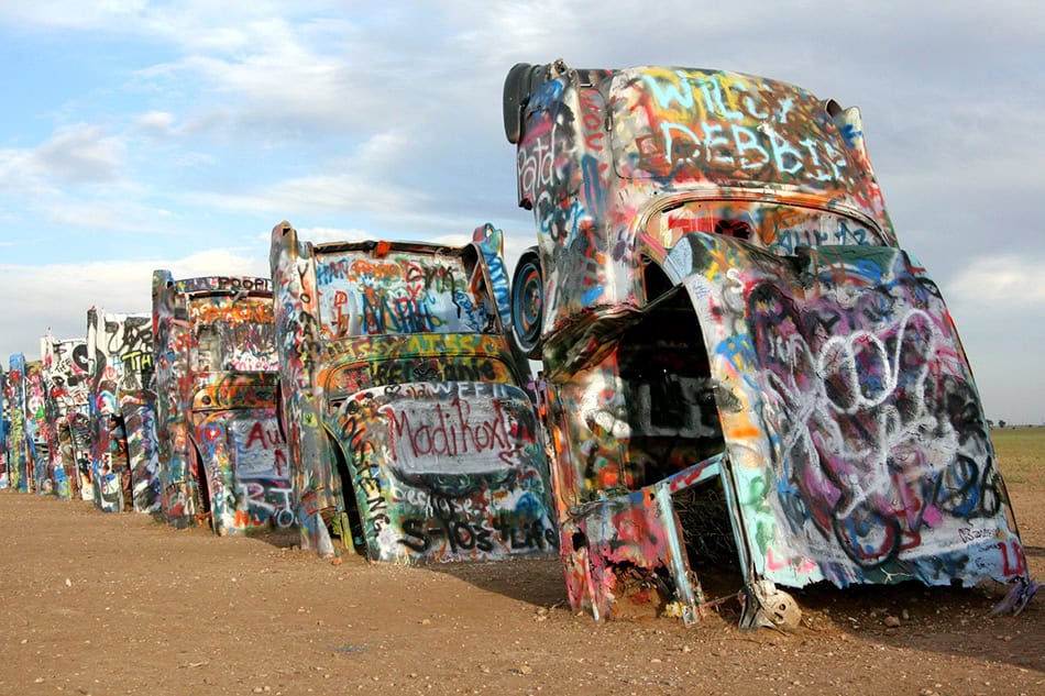 Cadillac Ranch, Texas USA