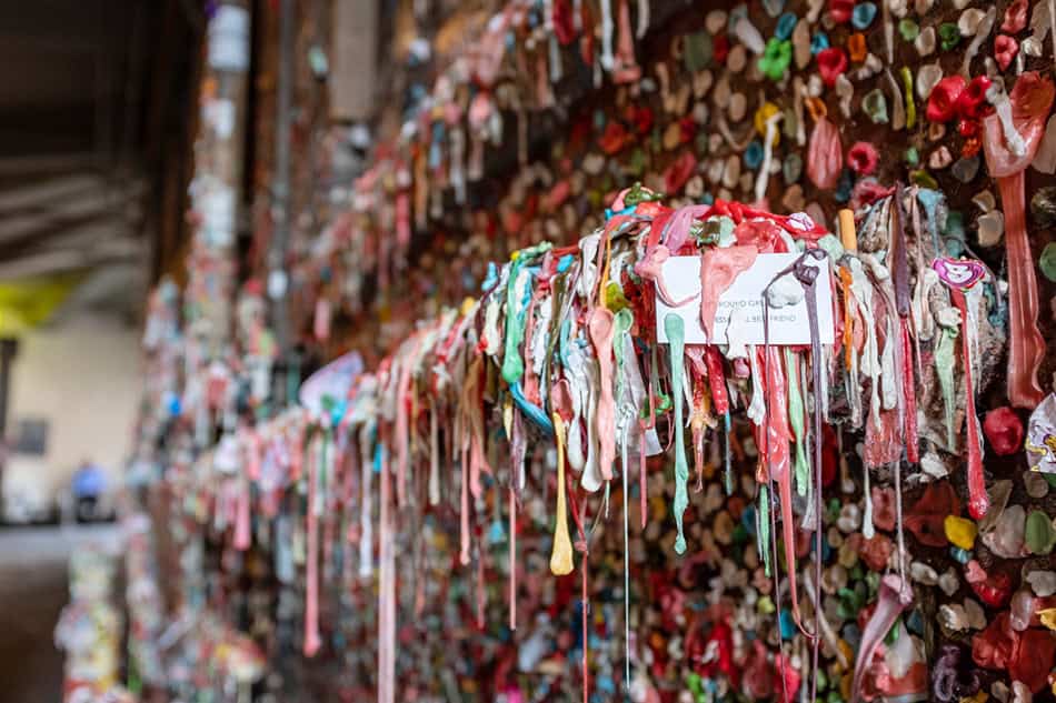 Gum Wall, Seattle USA