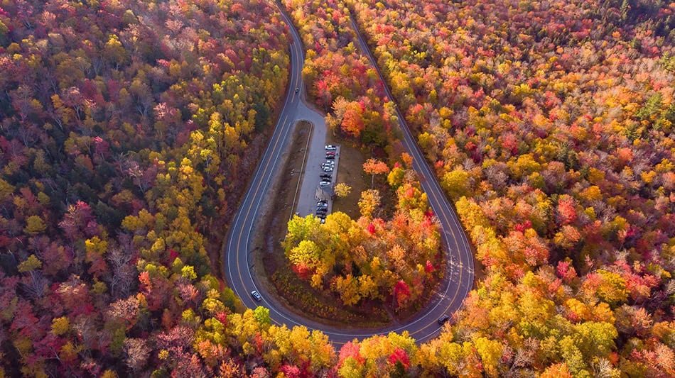 Kancamagus Highway in New Hampshire