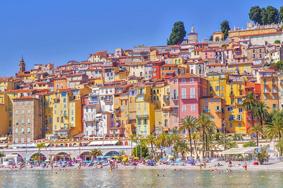 Menton in France