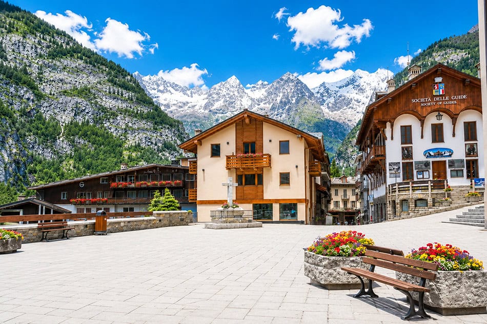 Courmayeur in Italy