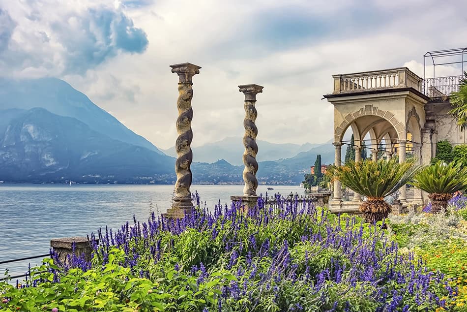 Varenna village on the Como lake, Italy