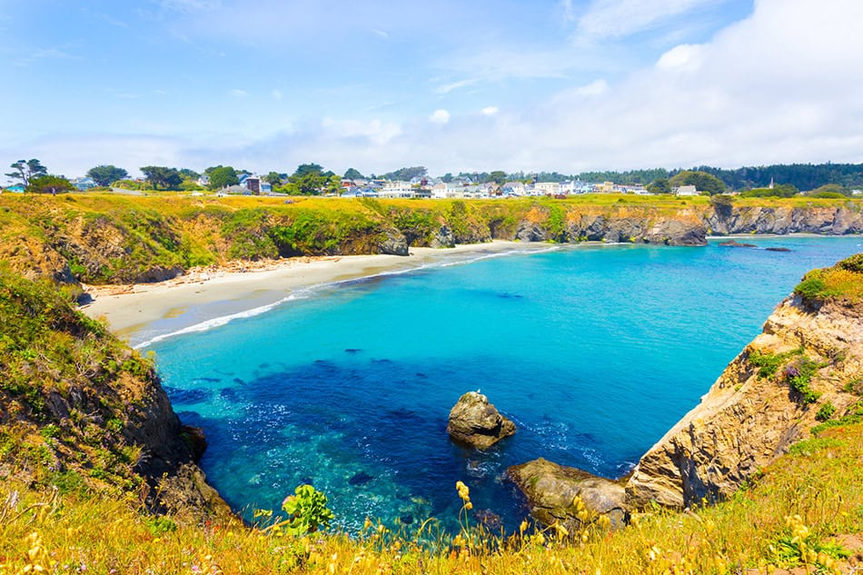 Mendocino in California USA