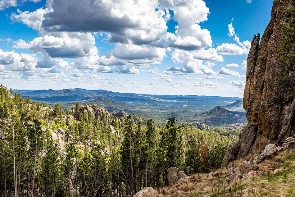 Needles Highway at Custer State Park in the Black Hills National Forest South Dakota