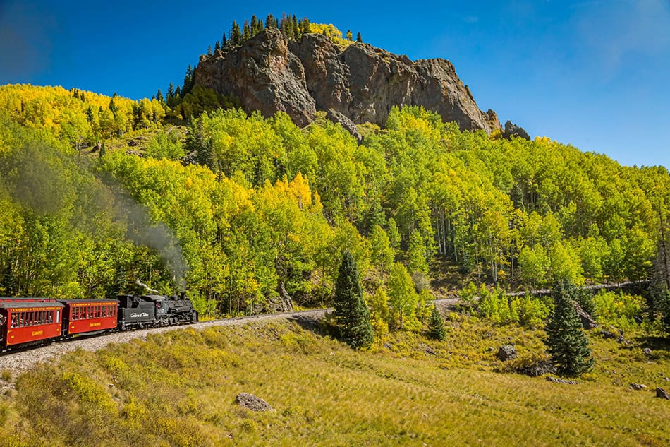 Cumbres and Toltec passenger steam train